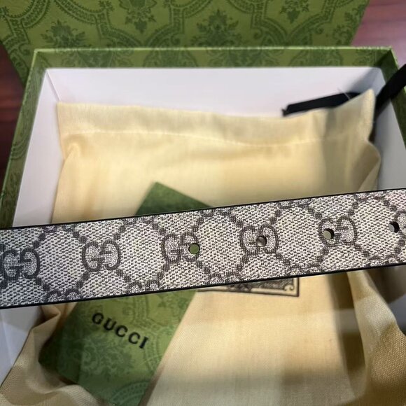 Gucci Double G Reversible Belt Sz 95cm - Picture 6 of 7